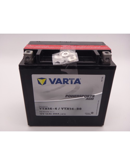 Varta YTX14-BS baterie moto, YTX14-4 scuter, atv 12V 12Ah AGM 200A cod 512014010 Mercedes